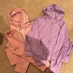 Shein Lightweight Cropped Hoodies. Size Medium. New without tags.